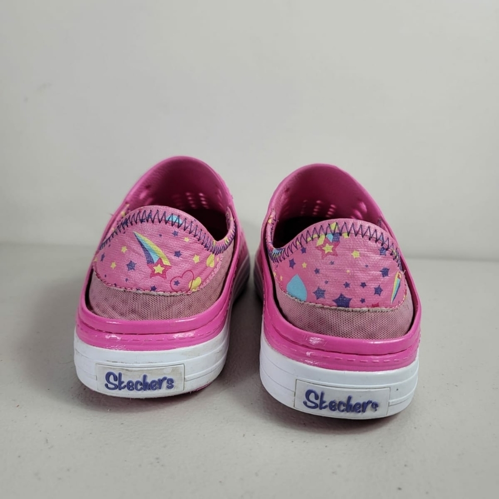 Sketchers Cali Gear Guzman Steps Pink Lightweight Girls Shoes Sz 4 Slip on shoes - Picture 7 of 8